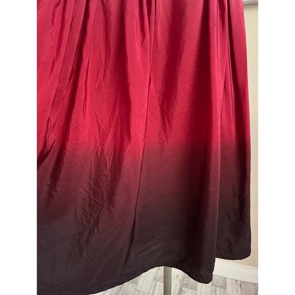 Jones New York Womens Vintage Y2K Silk High Waisted Pleated A-line Skirt Size 6 - Picture 3 of 10